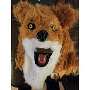 Realistic brown fox mask